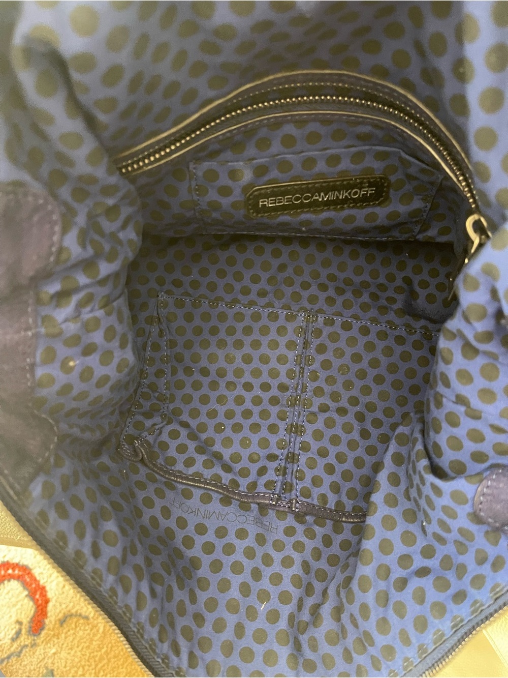 Rebecca Minkoff Indigo Blue Leather Lace-Up Hobo Bag - Picture 4 of 4